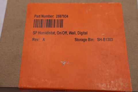 Nortec Humidity 2597934 Humidistat On/Off Wall Digital NEW IN BOX STOCK GF-353A - Image 2