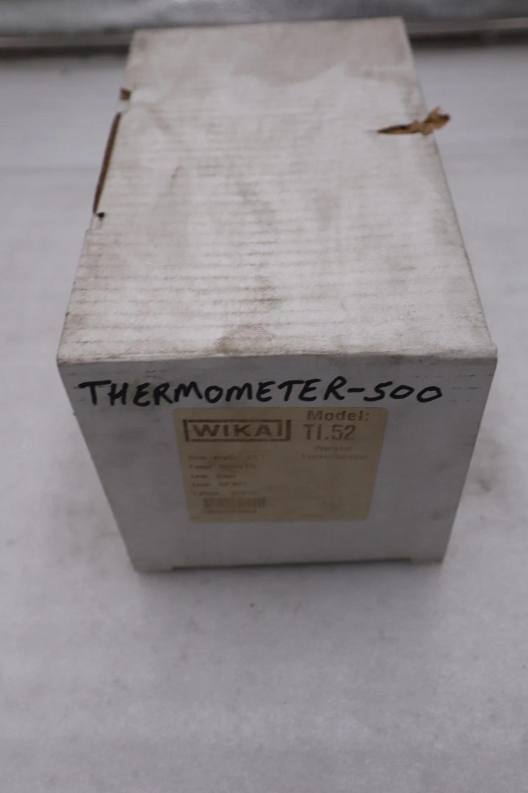 Wika ti.52 bimetal thermometer stem 2.5" range 50/500 f/c Connecticut 1/2" npt - gf263 - Image 2
