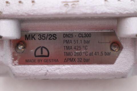 Flowserve mk 35/2s / dn25 cl300 thermostatic steam valve - stock gf504a - Image 4