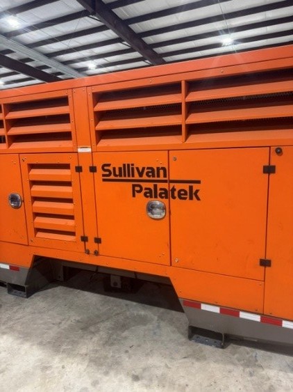 Sullivan Palatek #D1150XHAF, Portable Diesel Air Compressor, Skid Mounted, 16 Hours, 2025 - Image 1