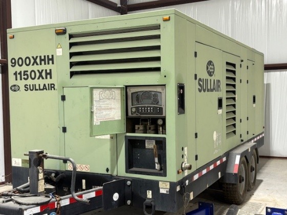 1150 CFM Sullair #900/1150XH, Skid Mounted Air Compressor, 24 Hours, 2015 - Image 1