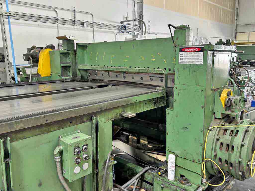 60" x .139" Rowe / Voss, Cut-To-Length line, 20000 lb., 160 FPM, hand pendant Control, powered expansion - Image 2