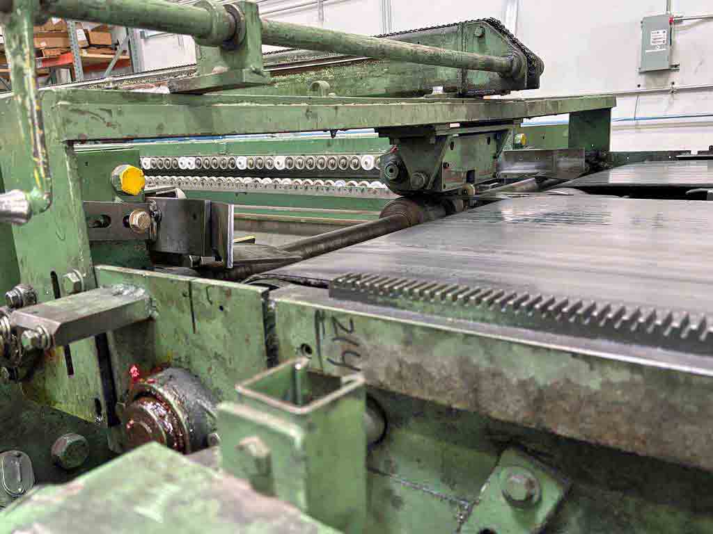60" x .139" Rowe / Voss, Cut-To-Length line, 20000 lb., 160 FPM, hand pendant Control, powered expansion - Image 4