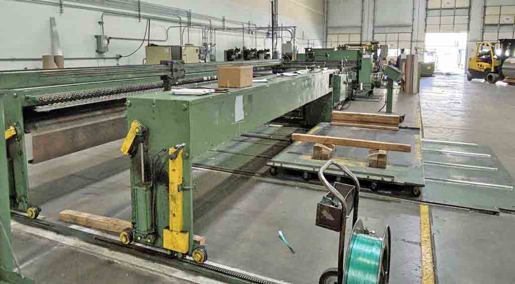 60" x .139" Rowe / Voss, Cut-To-Length line, 20000 lb., 160 FPM, hand pendant Control, powered expansion - Image 5