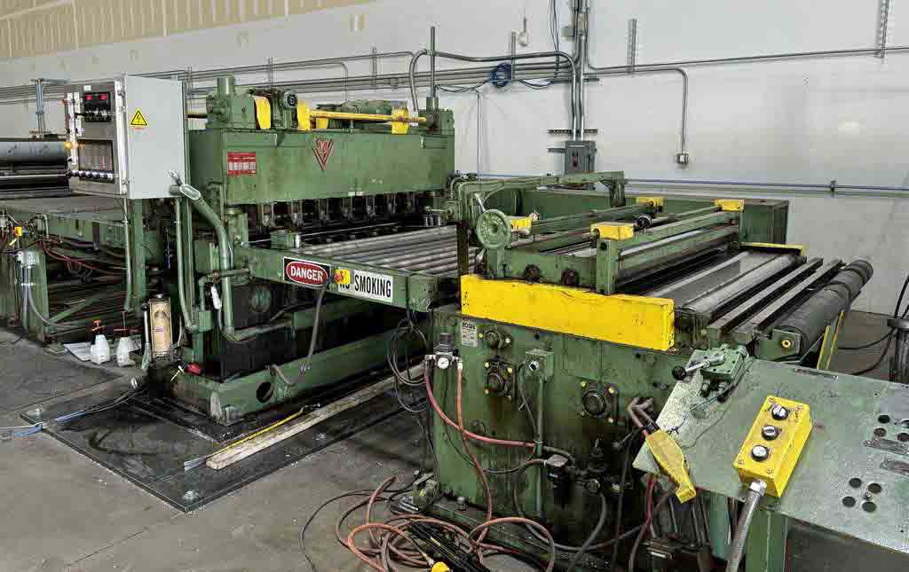 60" x .139" Rowe / Voss, Cut-To-Length line, 20000 lb., 160 FPM, hand pendant Control, powered expansion - Image 9