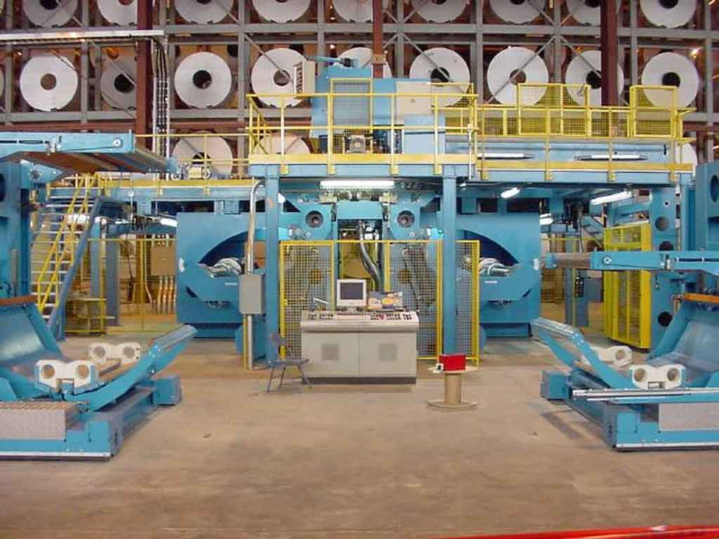 72" x .015" Kampf, aluminum slitting line, 40000 lb., 2001 - Image 1