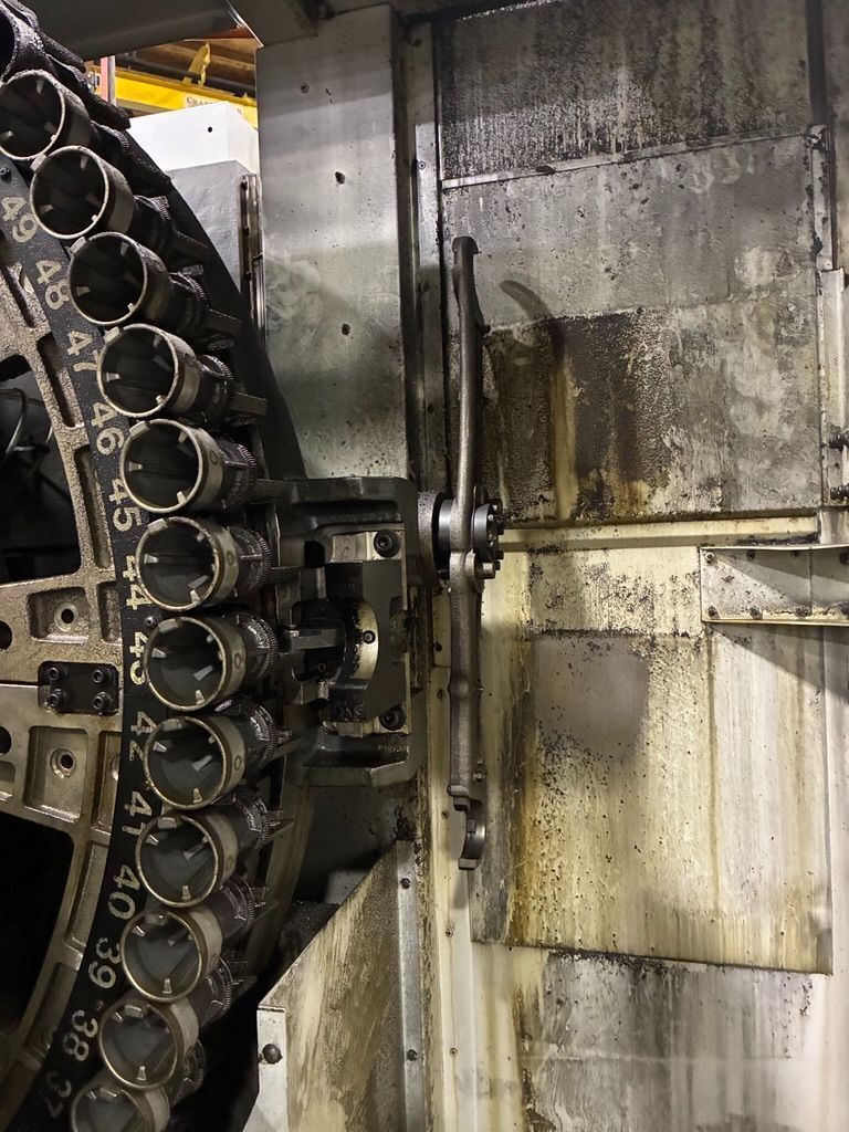 Haas #EC-400PP, CNC horizontal machining center, 20" X, 20" Y, 20" Z, 12000 RPM, 70 automatic tool changer - Image 5