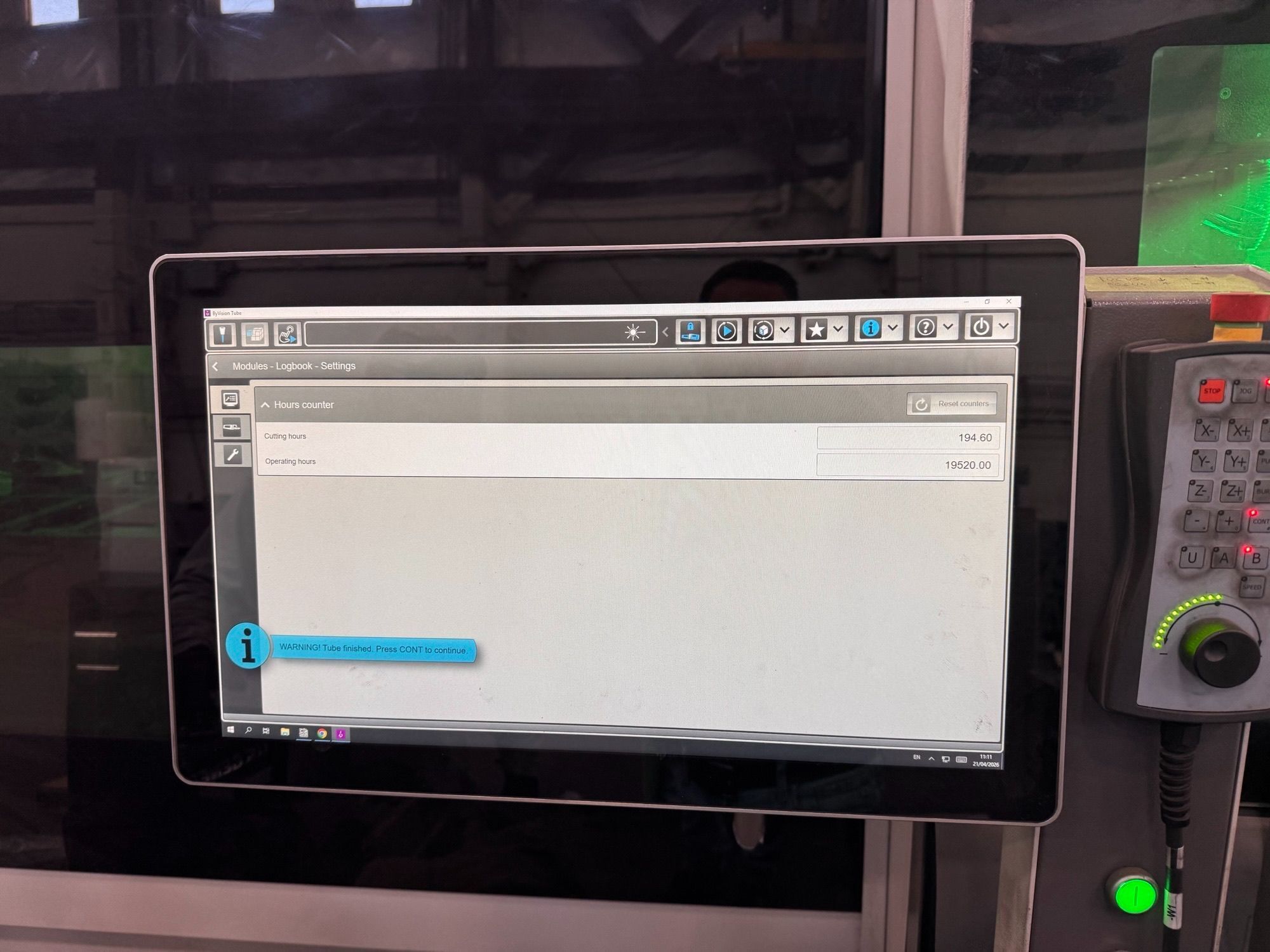 Bystronic #ByTube-Star-130, 3000 watt, 6.5m in, 4m out, laserscan, quick cut, weld seam detection, 2022 - Image 3