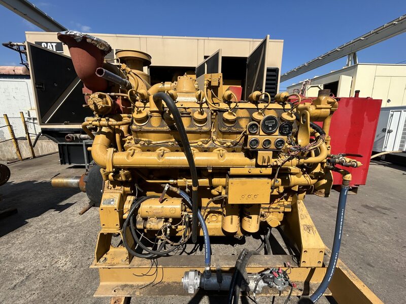 675 HP Caterpillar #G3412, natural gas power unit, 1800 RPM, 179 hours, 1988 - Image 1