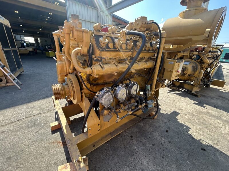 675 HP Caterpillar #G3412, natural gas power unit, 1800 RPM, 179 hours, 1988 - Image 4