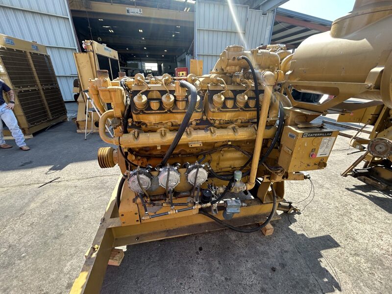 675 HP Caterpillar #G3412, natural gas power unit, 1800 RPM, 179 hours, 1988 - Image 5