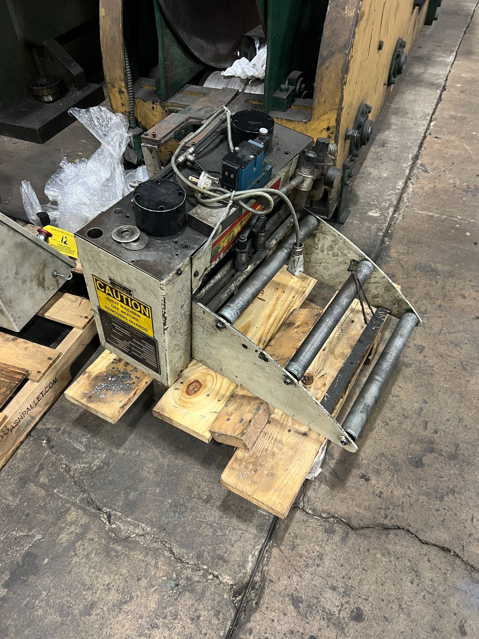 12" x .078" CWP #SM-IV-12, press mounted servo feeder, ServoMatic Control - Image 1