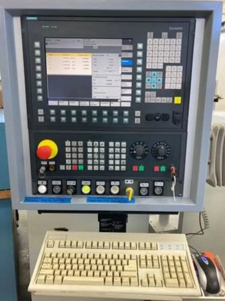 Hembrug #Mikron-Turn-100, CNC lathe, 8" chuck, 13.7" centers, 14.9" diameter, Siemens 840D, 8 station turret - Image 9