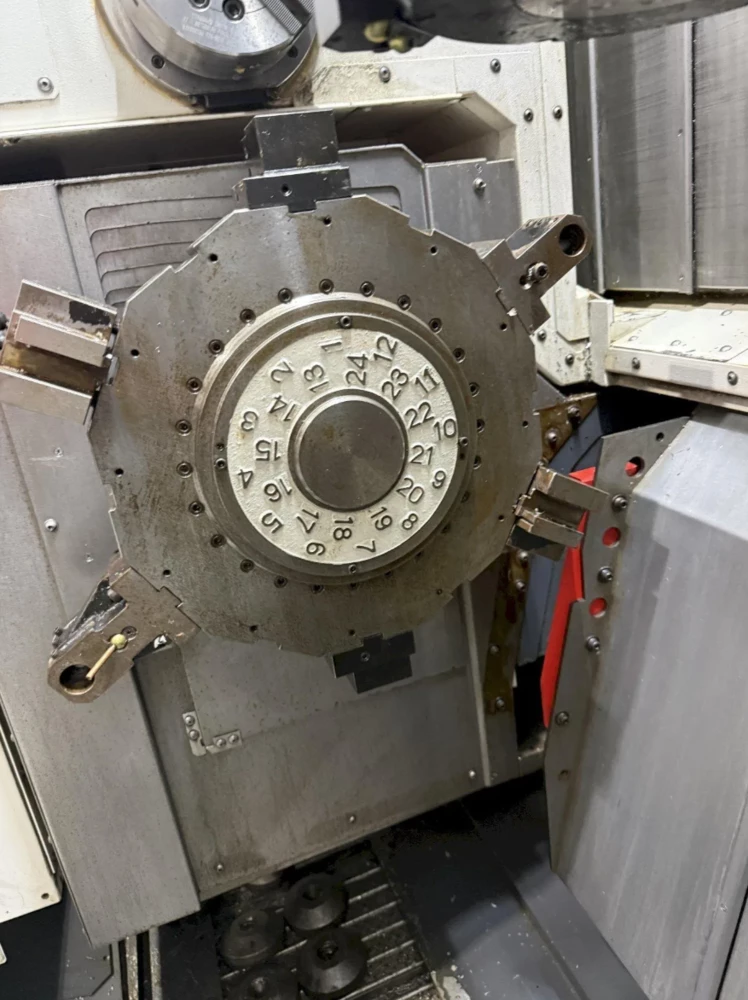Nakamura -Tome #NTMX, 6" chuck, 2" bar, 38.5" centers, 8.66" diameter, Fanuc 31-A5, 24 station turret, live - Image 8