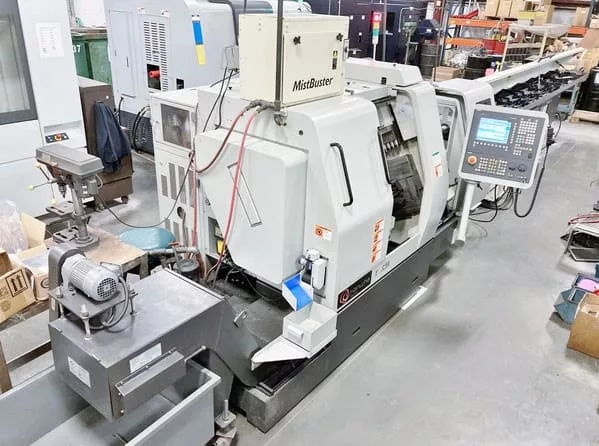 Hanwha #STL32H, CNC lathe, 1.2" bar, Siemens 840D, 10 HP, 2013 - Image 1