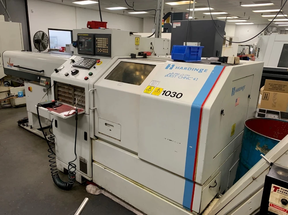 Hardinge #Quest-CHNC-42SP, 17.9" swing, 6" chuck, 1.6" bar, 5.6" diameter, Fanuc 21i-TB, 10 HP, 2011 - Image 1