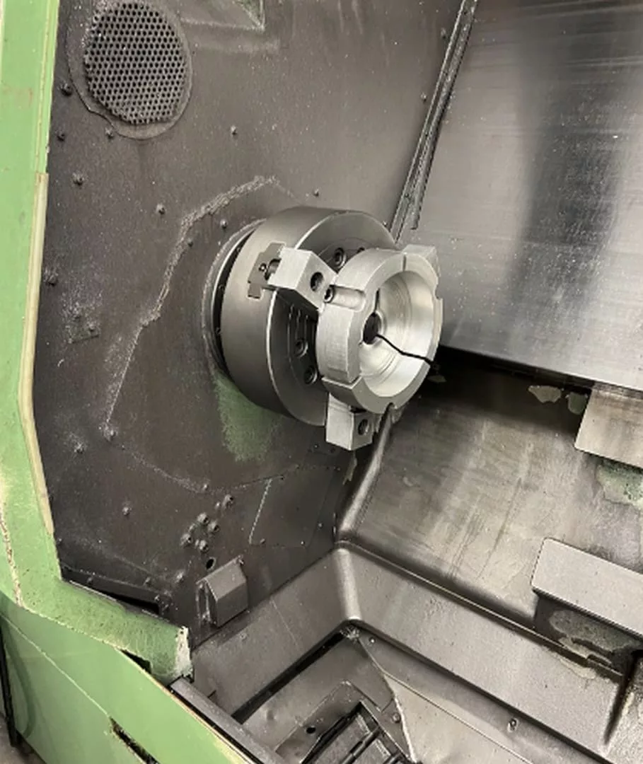 Mori Seiki #SL-45A/1500, 26.3" swing, 15" chuck, 4" bar, 60.2" centers, 19.3" diameter, Fanuc CNC, 1989 - Image 3