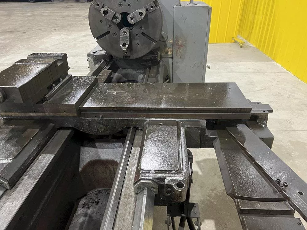 Hercules Ajax #HR2000, 27" swing, 84" centers, 4" spindle bore, 20 HP, 1979 - Image 6