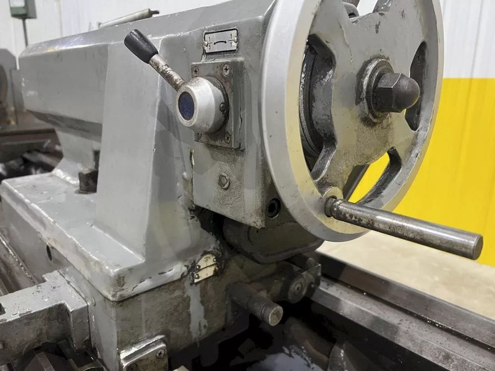 Hercules Ajax #HR2000, 27" swing, 84" centers, 4" spindle bore, 20 HP, 1979 - Image 9