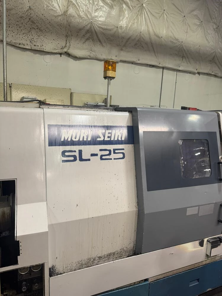 Mori Seiki #SL-25, 22.4" swing, 10" chuck, 3.1" bar, 24.6" centers, 10.2" diameter, 12 station turret, 1997 - Image 1