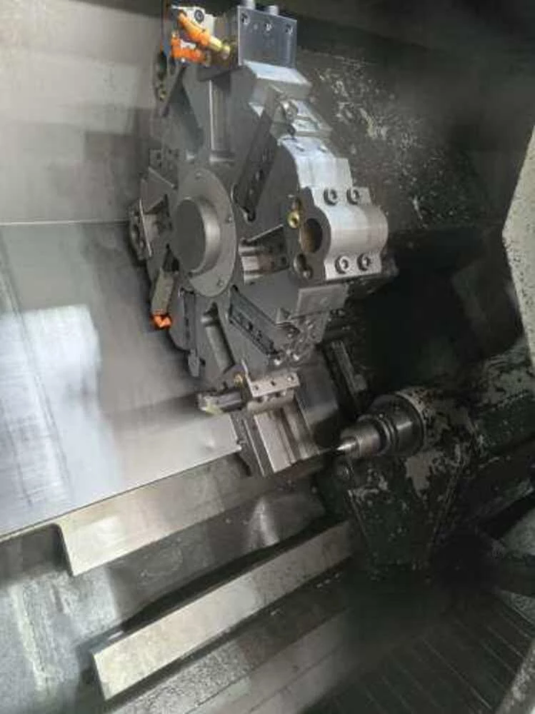 Mori Seiki #SL-25, 22.4" swing, 10" chuck, 3.1" bar, 24.6" centers, 10.2" diameter, 12 station turret, 1997 - Image 4