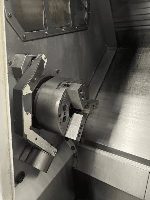 Haas #HL-4, 10" chuck, 2.5" bar, 34" centers, 14.5" diameter, Haas CNC, 12 station turret, 1998 - Image 3