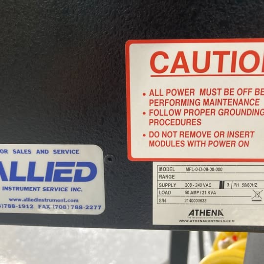 21 KVA Athena, hot runner controller, heater & thermocouple cables attached, 8-Zone - Image 2