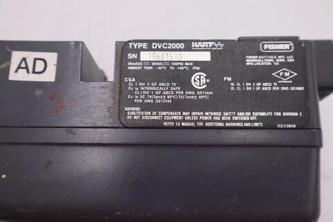 Fisher dvc 2000 fieldvue instruments stock k-207a - Image 2