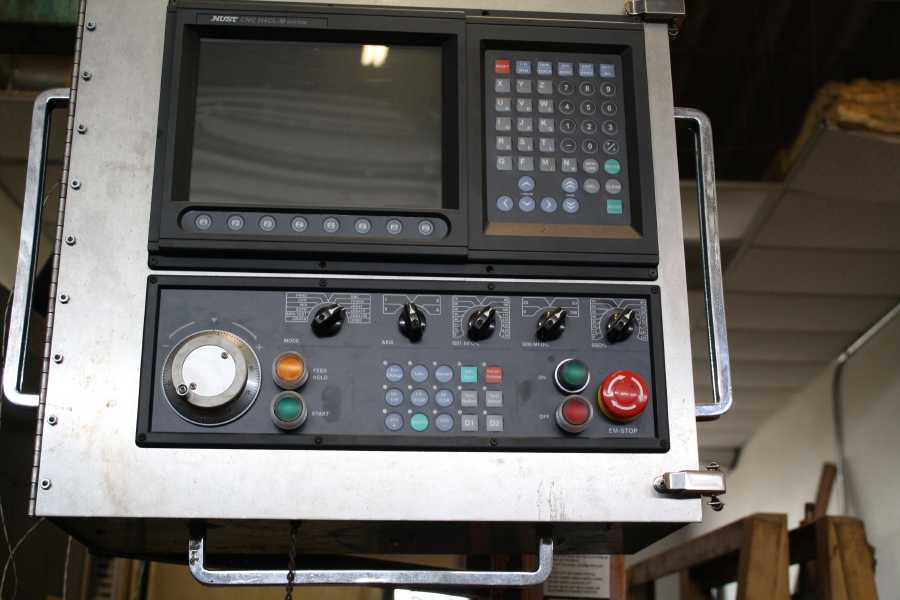 Mazak Power Center #H-20, retrofit with new Hust H4CL-M control
