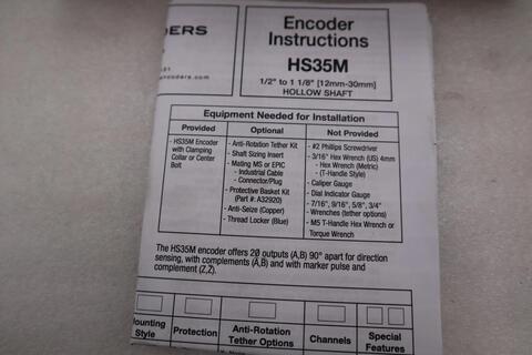 New avtron hs35myy6fcu0fa00/ hs35m yy6fcu0fa00 encoder - stock gf1121 - Image 4