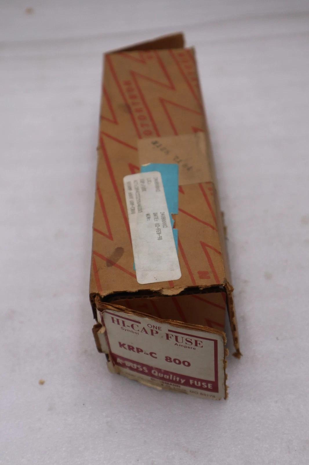 Eaton corporation bussman krp-c-800 / krpc800 with box stock gf-523a - Image 2