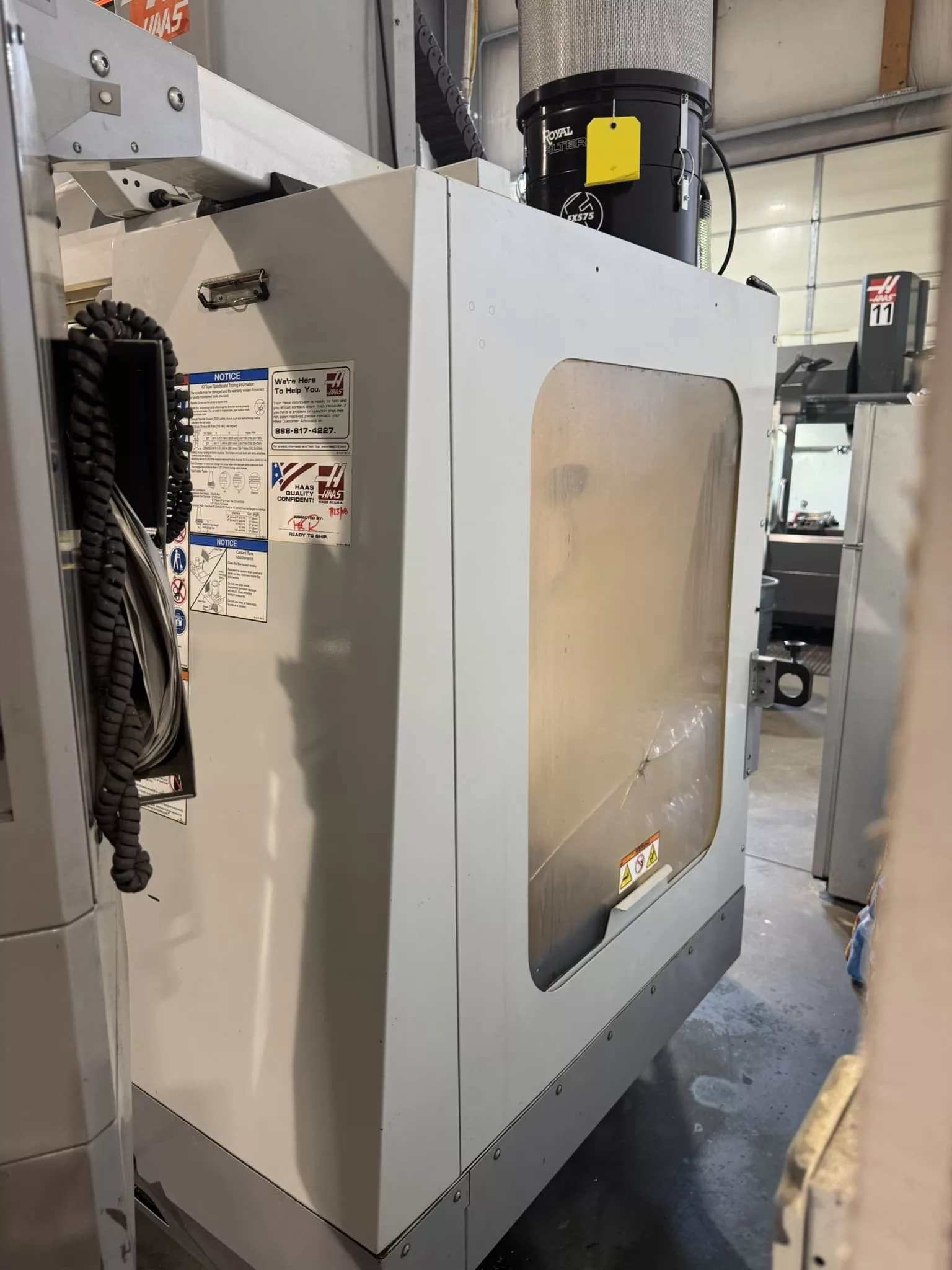 Haas #VF-2, 30" X, 16" Y, 20" Z, 10,000 RPM, 24 automatic tool changer, Cat 40, Haas CNC, 2008 - Image 5