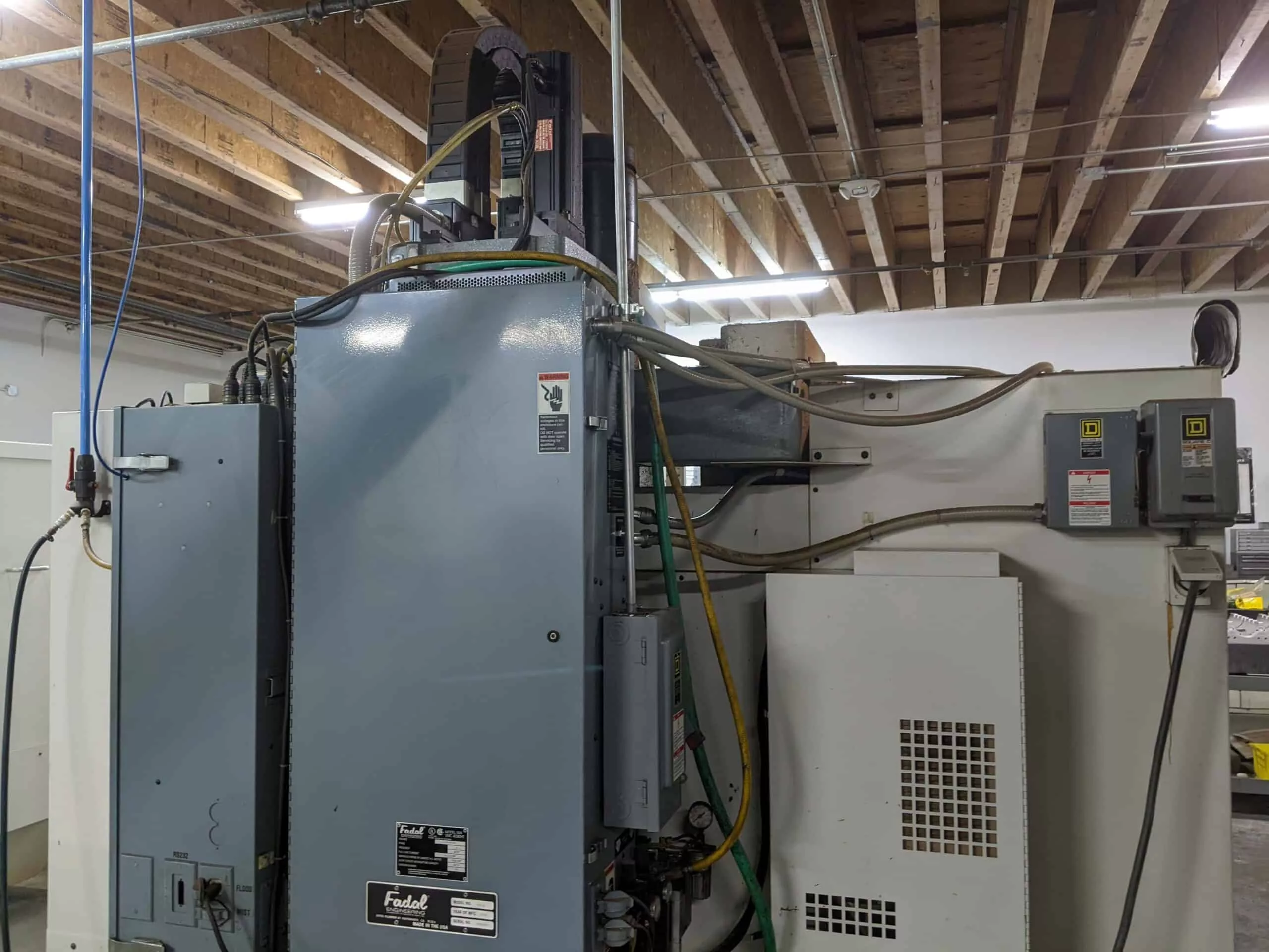 Fadal #VMC-4020, 40" X, 20" Y, 20" Z, 7,500 RPM, 30 automatic tool changer, Cat 40, Fadal CNC 88HS, 1997 - Image 5