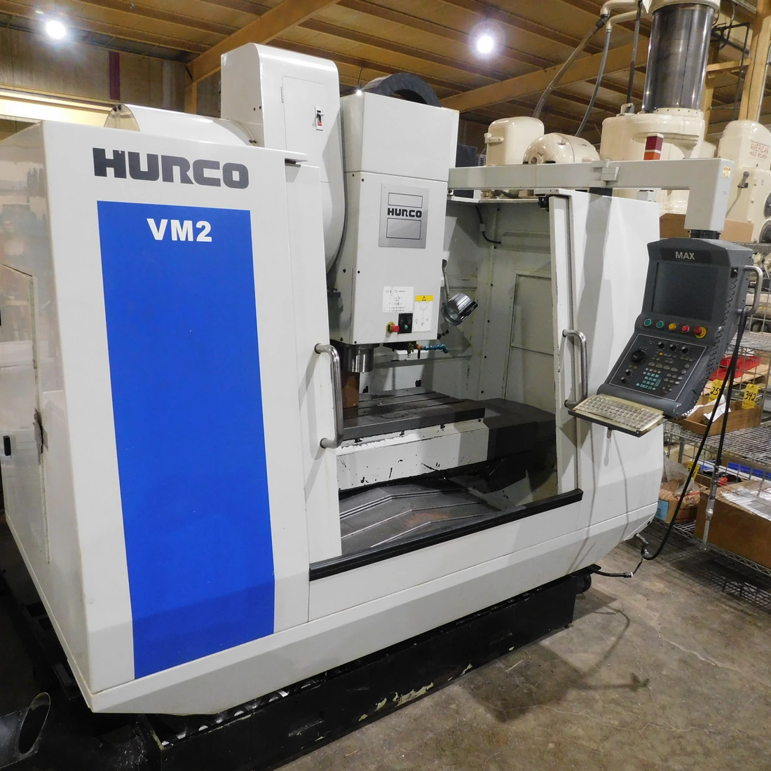 Hurco #VM2, 40" X, 18" Y, 18" Z, 8,000 RPM, 30 automatic tool changer, Cat 40, Hurco Max CNC, coolant thru - Image 1