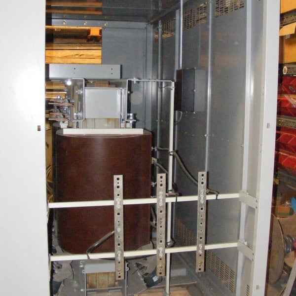 1500/2000 KVA 13800 Primary, 480Y/277 Secondary, General Electric, #P111002-1LUBDS80597001, dry - Image 1