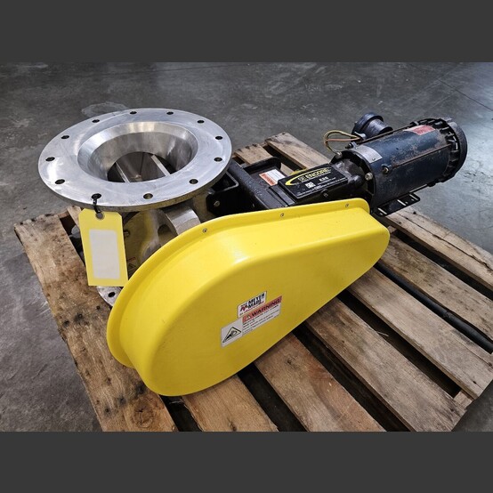 10" Wm. width Meyer & Sons #10X10-HDX, Rotary Airlock Valve, 15" flange-to-flange, 22 psi, 1.5 HP, 21 RPM - Image 3