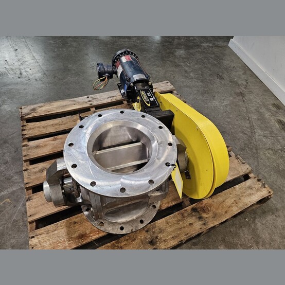 10" Wm. width Meyer & Sons #10X10-HDX, Rotary Airlock Valve, 15" flange-to-flange, 22 psi, 1.5 HP, 21 RPM - Image 4