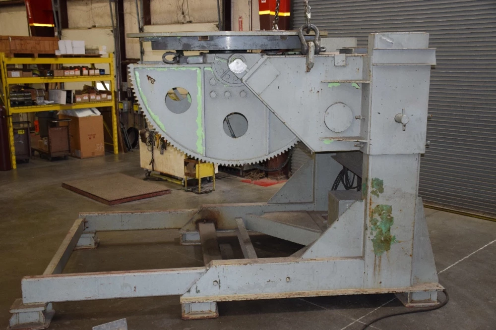 50,000 lb. Ransome #500P, Welding Positioner, 84" round table w/ 8 radial T-slots, 67"-85" adjustable height - Image 3