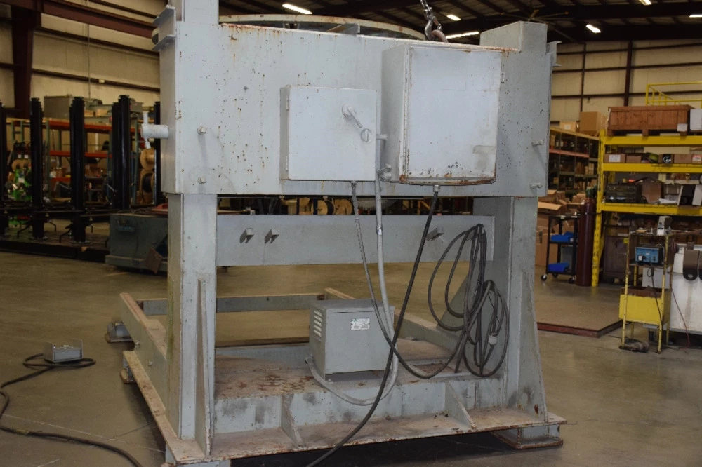 50,000 lb. Ransome #500P, Welding Positioner, 84" round table w/ 8 radial T-slots, 67"-85" adjustable height - Image 4