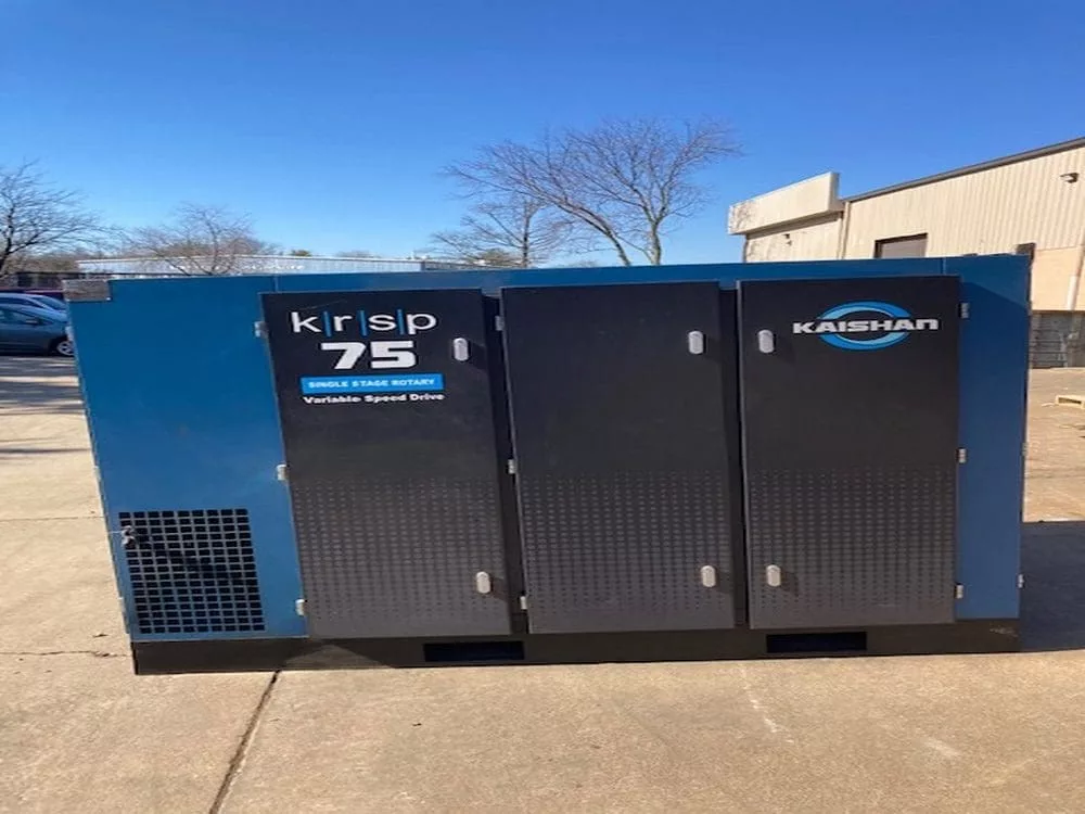 364 CFM, 125 PSI, Kaishan #KRSP-75-125VSD, Rotary Screw Air Compressor, 460 V., 2020 - Image 1