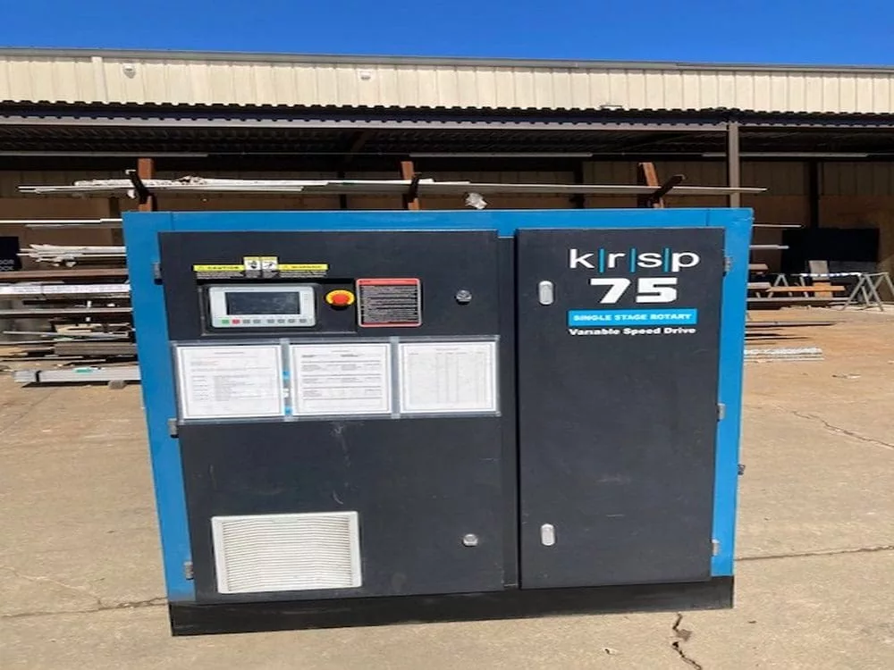 364 CFM, 125 PSI, Kaishan #KRSP-75-125VSD, Rotary Screw Air Compressor, 460 V., 2020 - Image 3