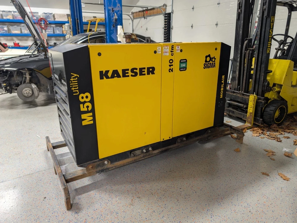 210 CFM, Kaeser #M58, Rotary Screw Air Compressor, 50 HP, 2021 - Image 1