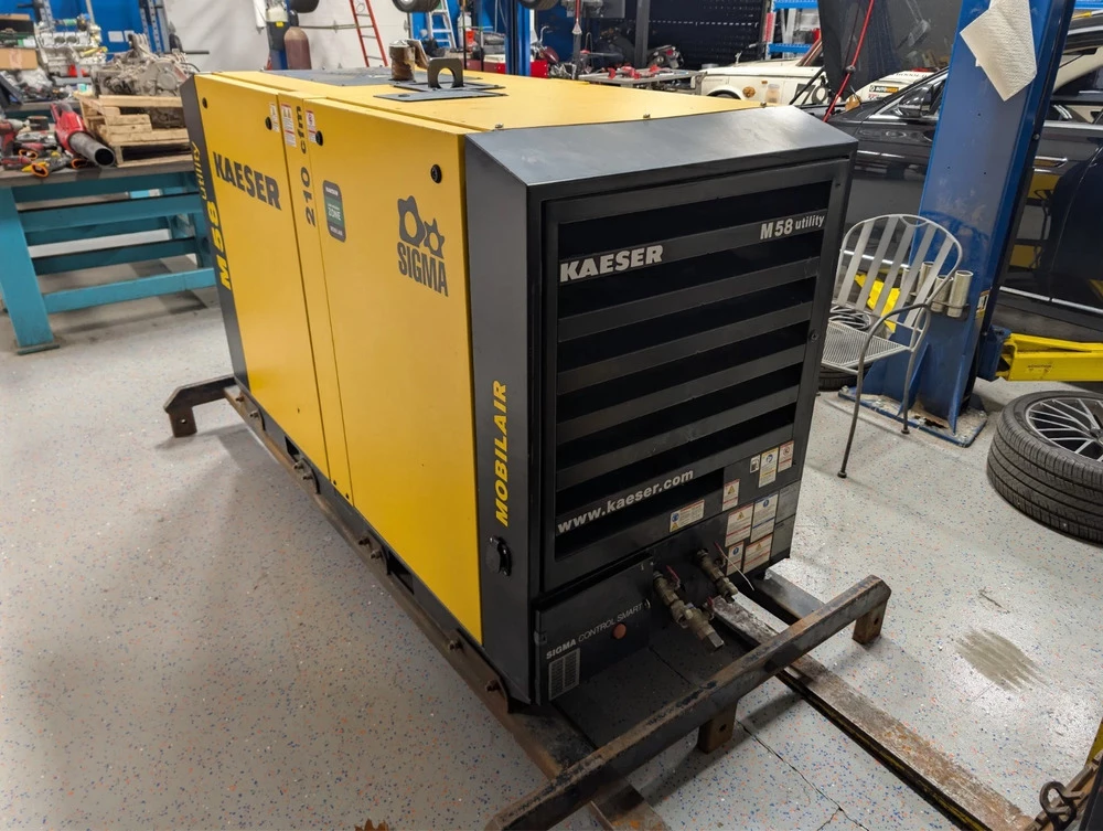 210 CFM, Kaeser #M58, Rotary Screw Air Compressor, 50 HP, 2021 - Image 3