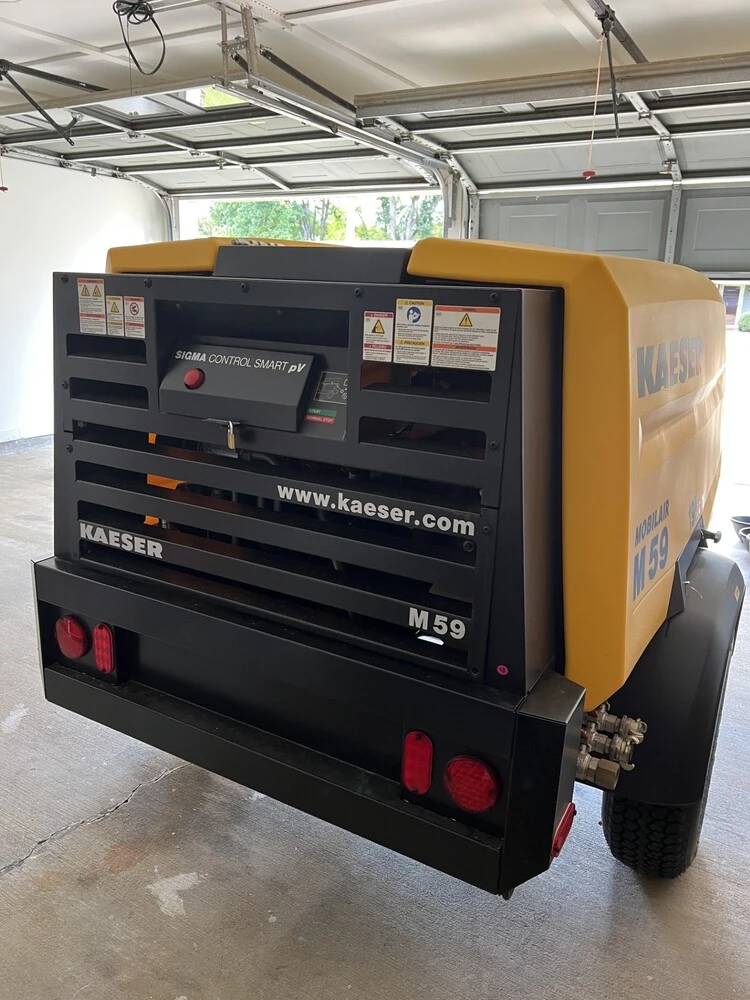 195 CFM, Kaeser #M59PE, Rotary Screw Air Compressor, 40 HP, 2023 - Image 2