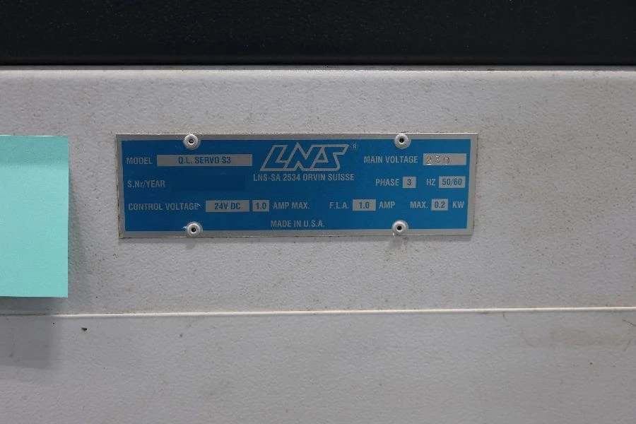 LNS #QL-Servo-S3, Bar Feeder, 2018 - Image 4