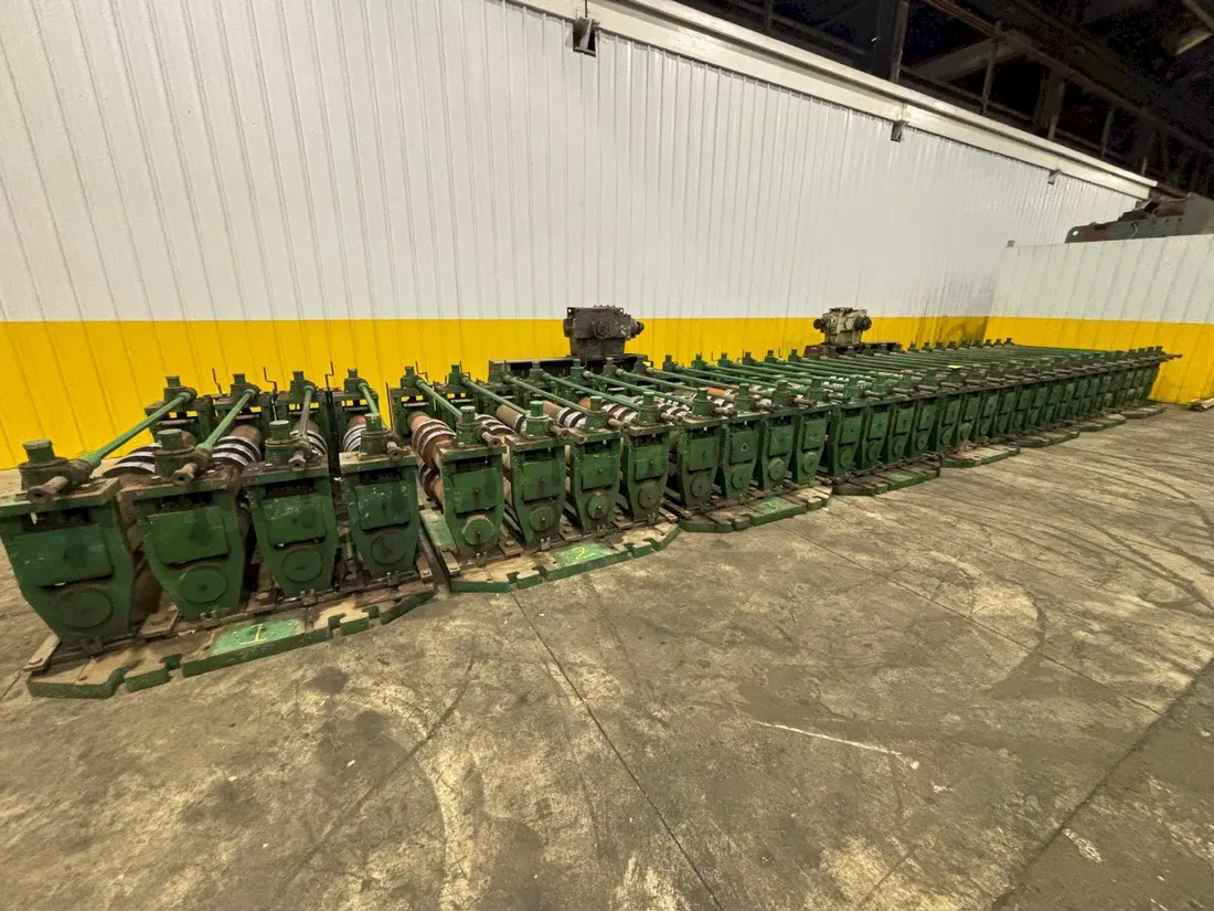 Hi-Rib Panel Rollformer Line, 32 Passes, 18-24 Gauge Capacity, 36", 60 HP, RL, w/ Uncoiler & cutoff shear - Image 2