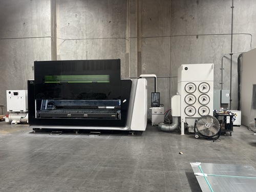 Bodor #I7, Fiber Laser, 5' x10' Bed, Spare Head, Fume Filter, 6,000 Watt, Mango remote, 2023 - Image 1