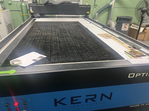 Kern #Optiflex-OPF60120, Co2 Laser Cutting & Engraving System, 5' x10' Table, LightWAVE KT500, 500 watt, 2023 - Image 2