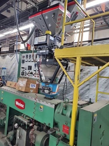 2.5" Welex 2.5 RHNV Extruder, Air-cooled Barrel, 24:1, SCR Control, 9.38:1, 1992 - Image 3