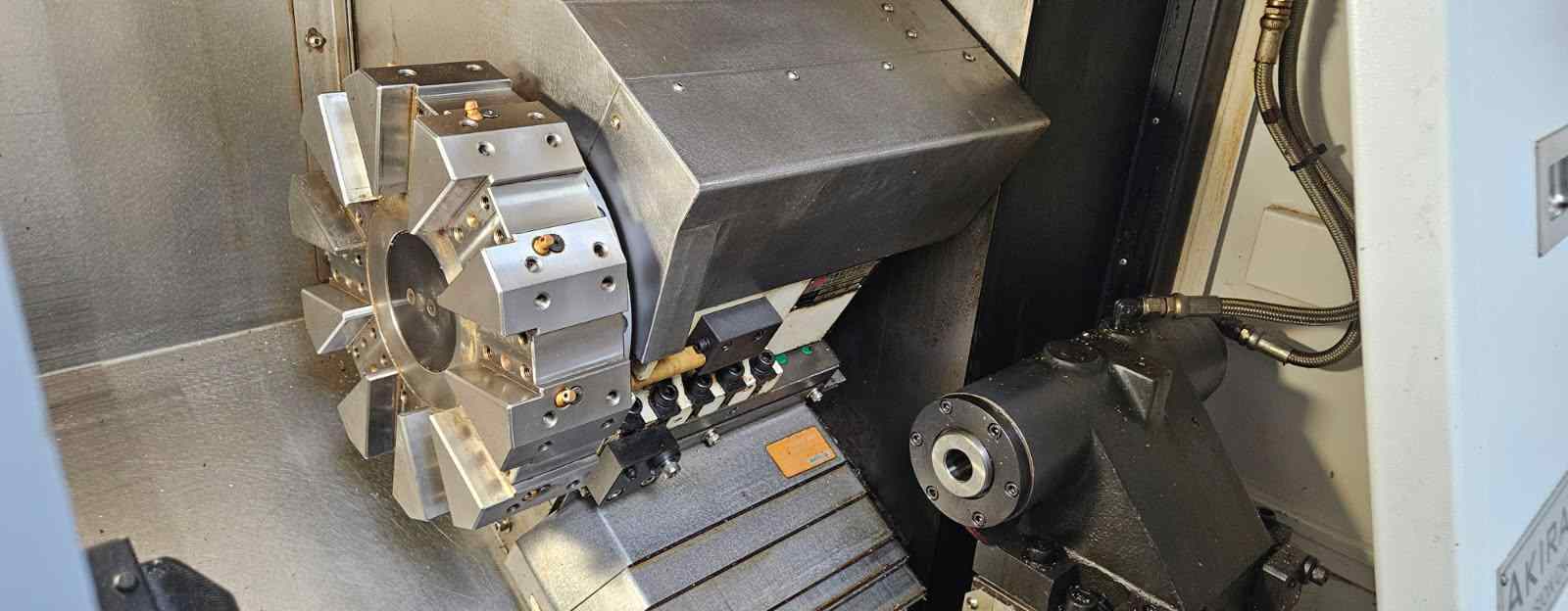 Akira Seiki Performa #SL-20, CNC Lathes, 17.7" swing, 11.4" diameter x 13" L max, 6" chuck, 6000 RPM, 1.8" - Image 5